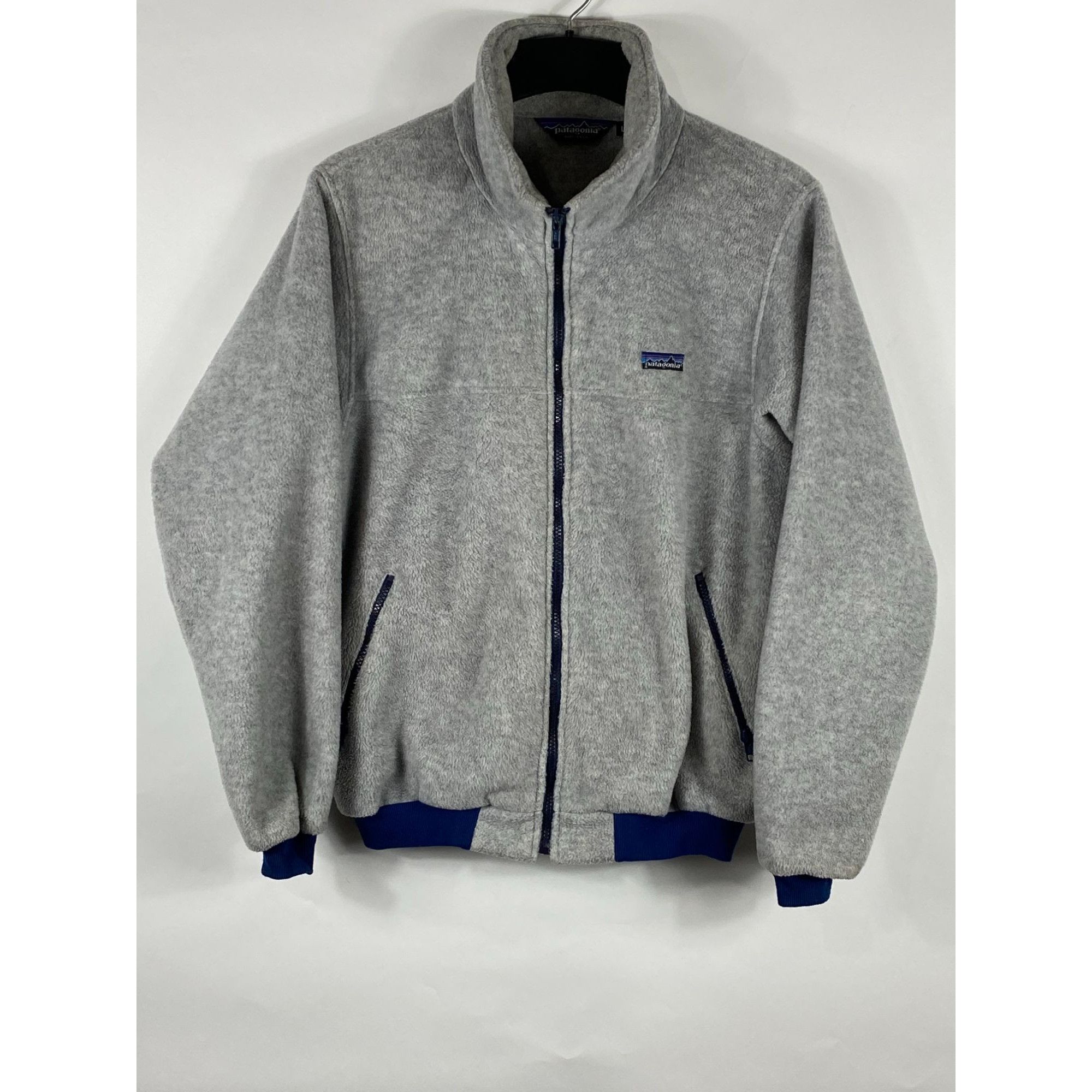 image of Vintage '80S Patagonia Full Zip Fleece Sweater Grey Large Ma, Men's