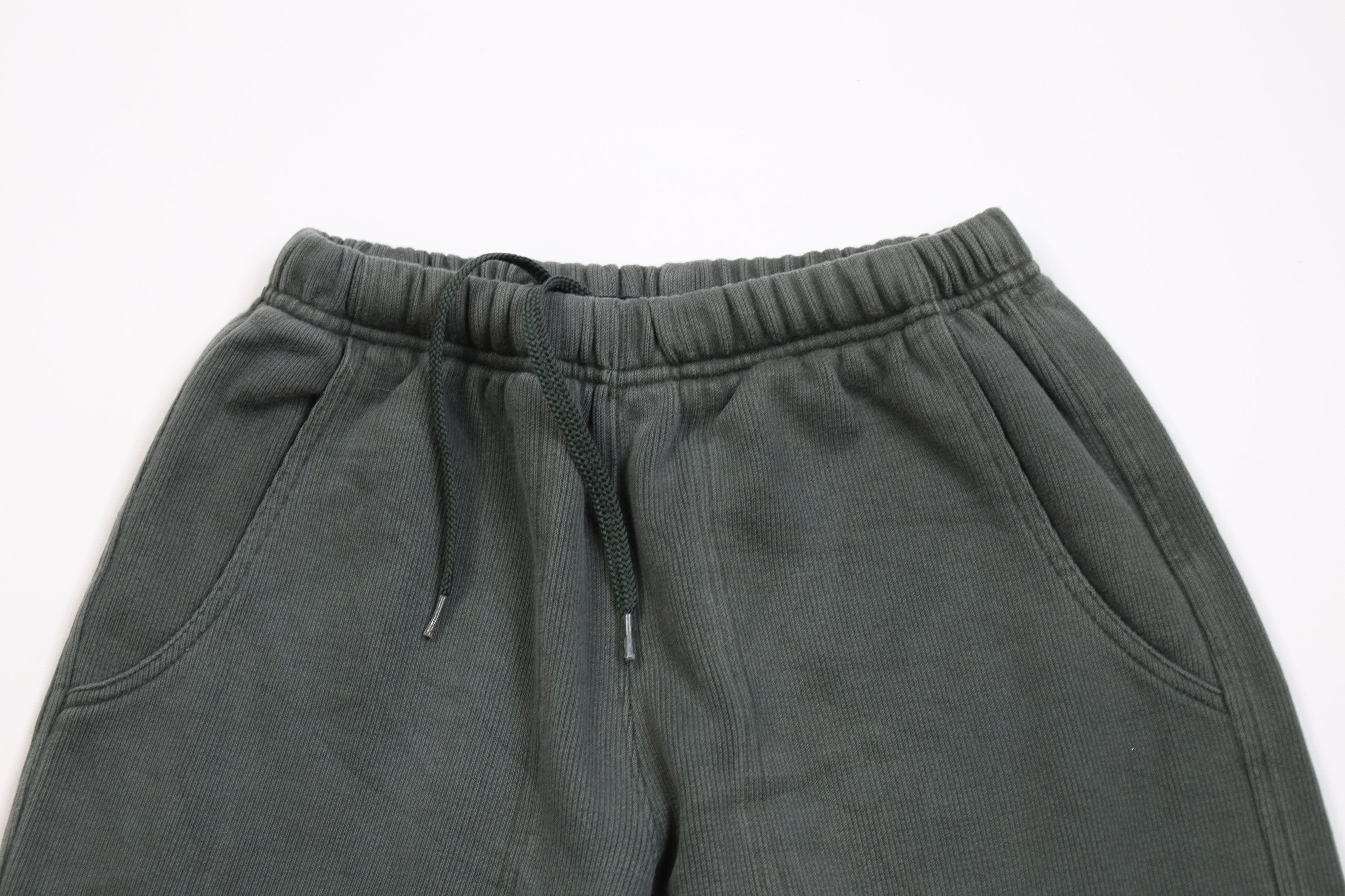 Nike × Vintage Vintage 90s Y2K Nike Mini Swoosh Ribbed Knit Capris Pant Size 22" - 2 Thumbnail