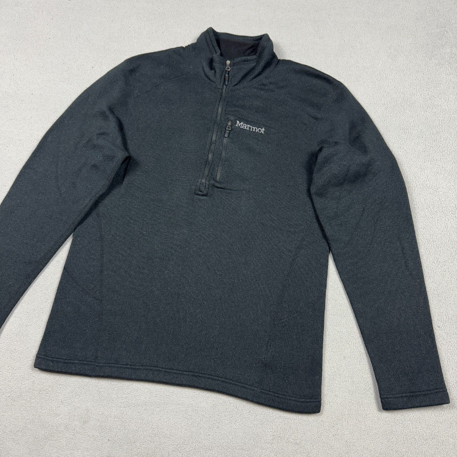 Marmot Marmot Pullover Fleece Technical Gorpcore Black 1/4 Zip L Size US L / EU 52-54 / 3 - 5 Thumbnail