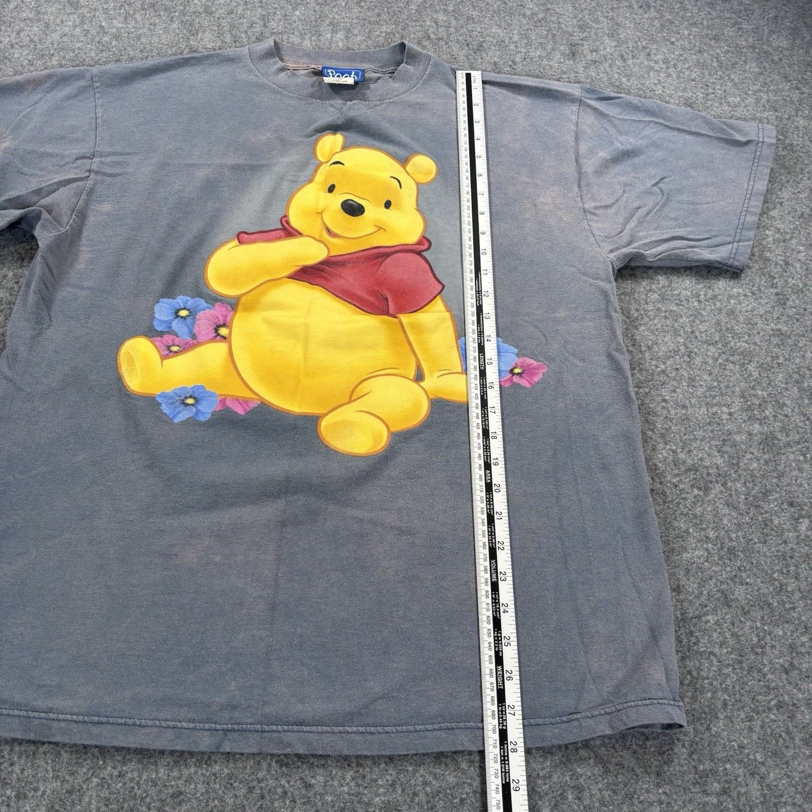 Disney Vintage 90s Disney Winnie the Pooh Shirt XL Gray Jerry Leigh Size US XL / EU 56 / 4 - 7 Thumbnail