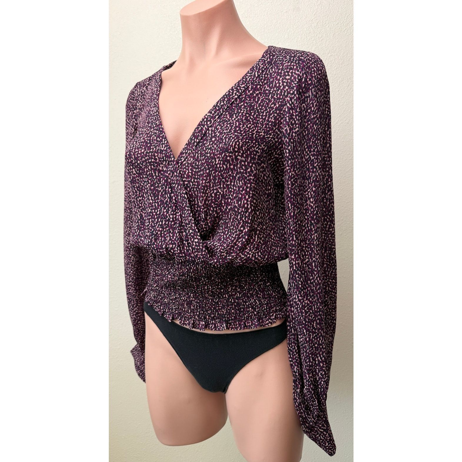 Parker Parker Matilda Funfetti Silk Blouse Women XS Purple Size XS / US 0-2 / IT 36-38 - 2 Thumbnail