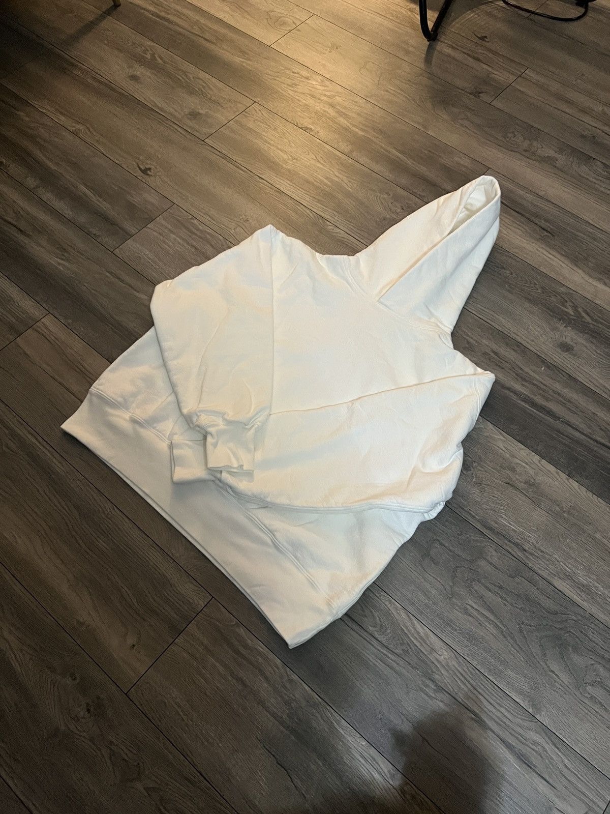 image of Yeezy Gap Laa Unreleased Sample White Perfect Hoodie, Men's (Size Large)
