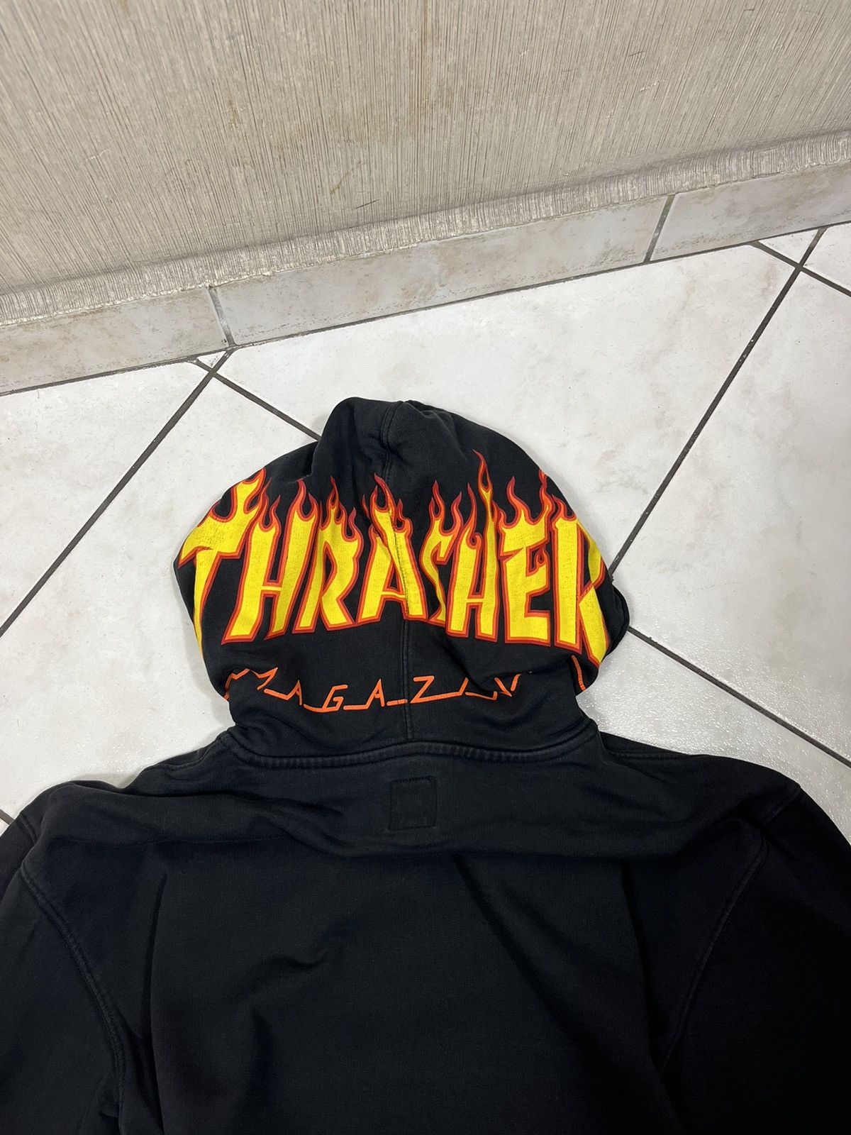 Thrasher × Vans Vans x Thrasher flames on hood basic y2k sweatshirt hoodie Size US L / EU 52-54 / 3 - 21 Thumbnail