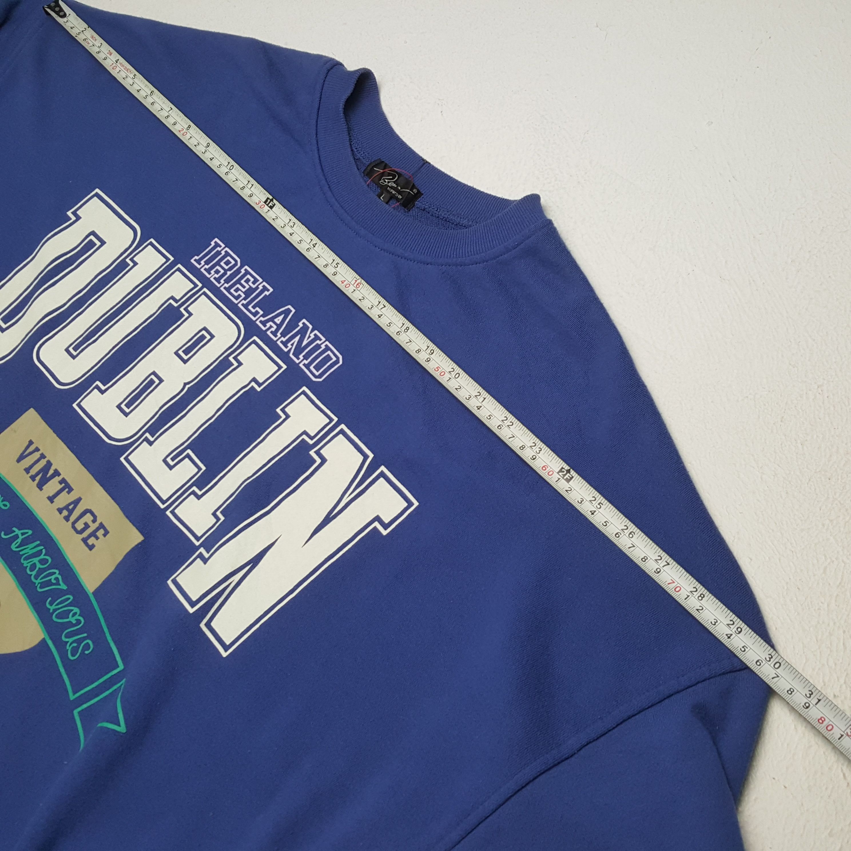 Vintage Vintage IRELAND DUBLIN Europe Country Promo Sweatshirts Size US XL / EU 56 / 4 - 4 Thumbnail
