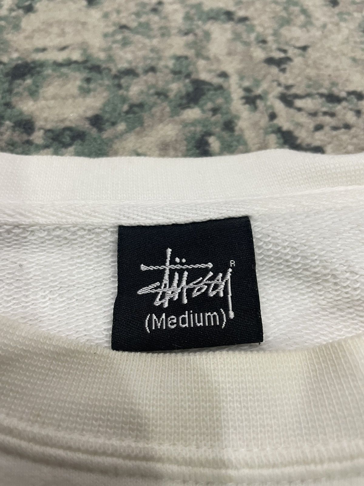 Stussy Stussy Pump It Up Crewneck White Medium Size US L / EU 52-54 / 3 - 8 Thumbnail