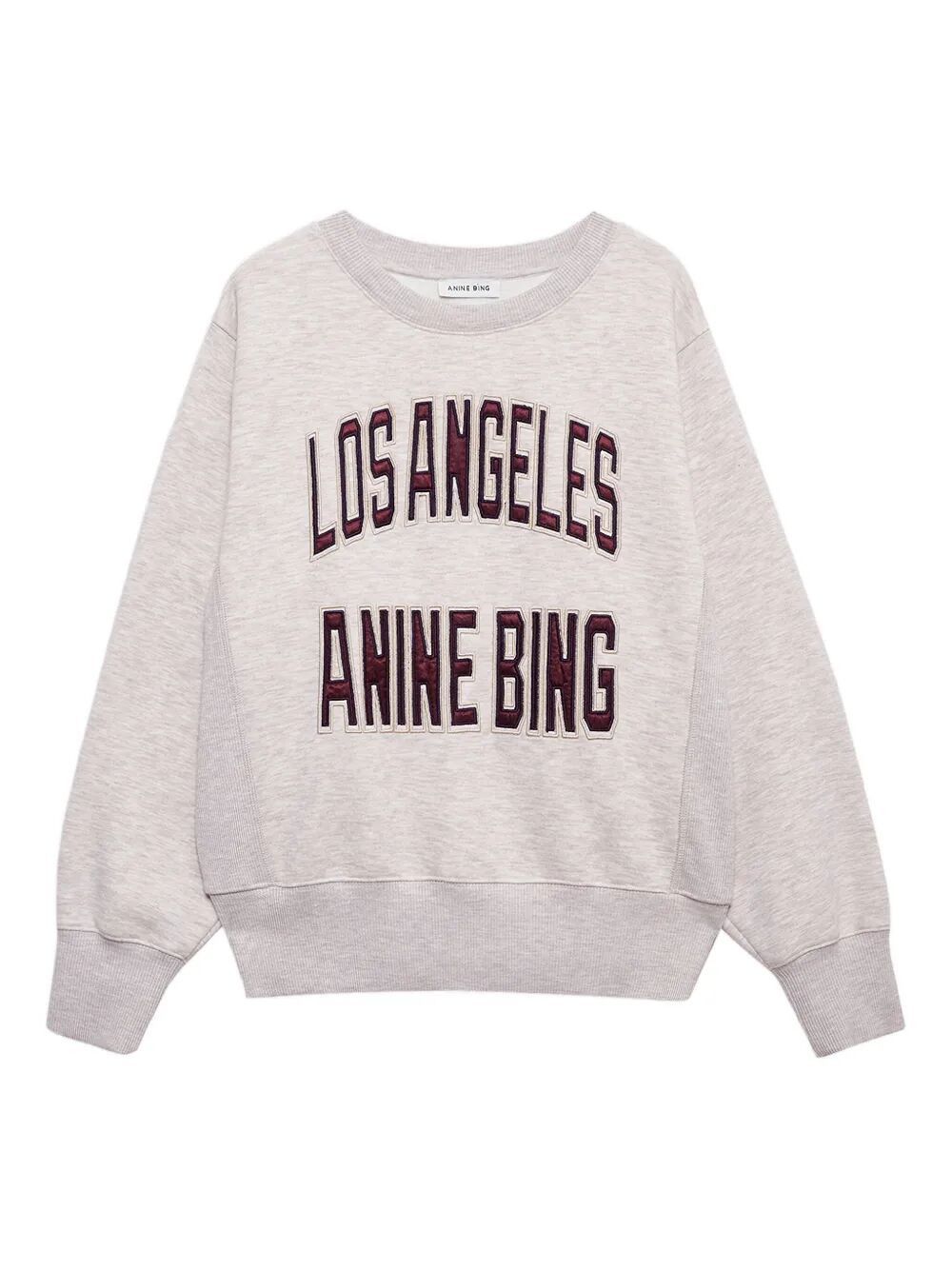 Anine Bing "HARRY" SHRUNKEN SWEATSHIRT LA Size L / US 10 / IT 46 - 1 Thumbnail