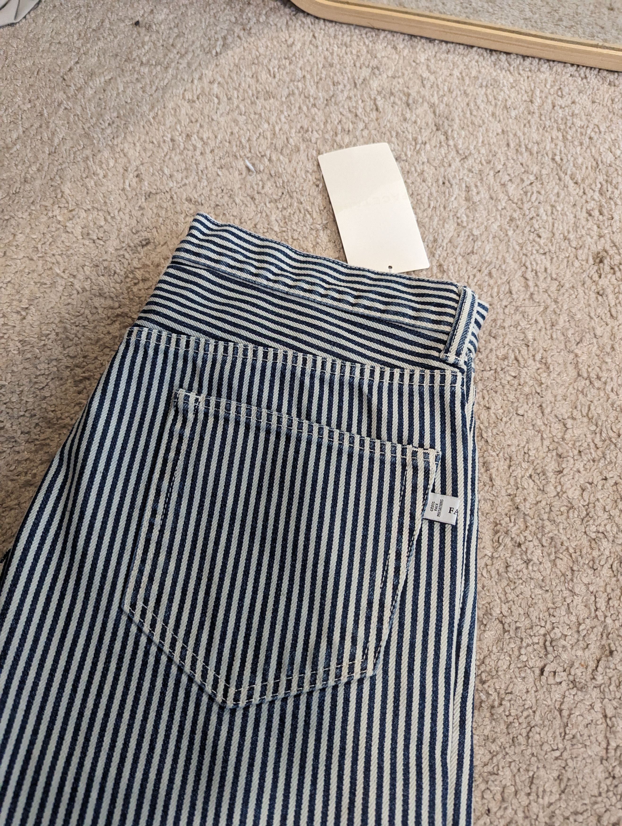 Facetasm Facetasm Hickory Stripe Jeans Size US 32 / EU 48 - 2 Thumbnail