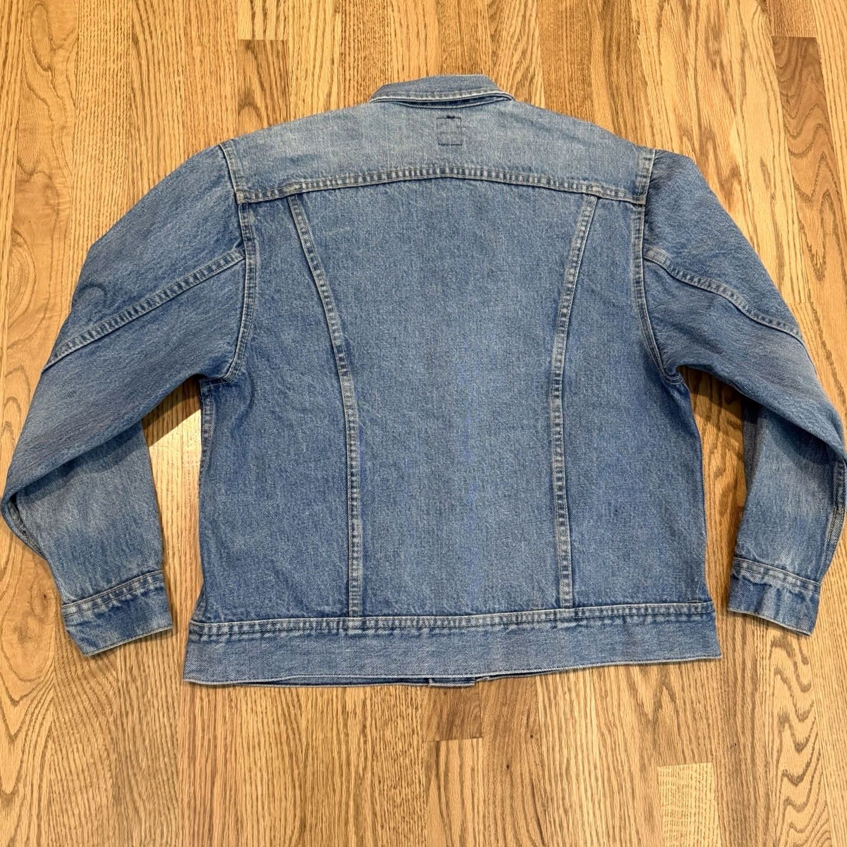 Lee VINTAGE LEE Denim Trucker Jacket Women’s Medium 80s 90s USA Riders Vtg Size M / US 6-8 / IT 42-44 - 2 Thumbnail