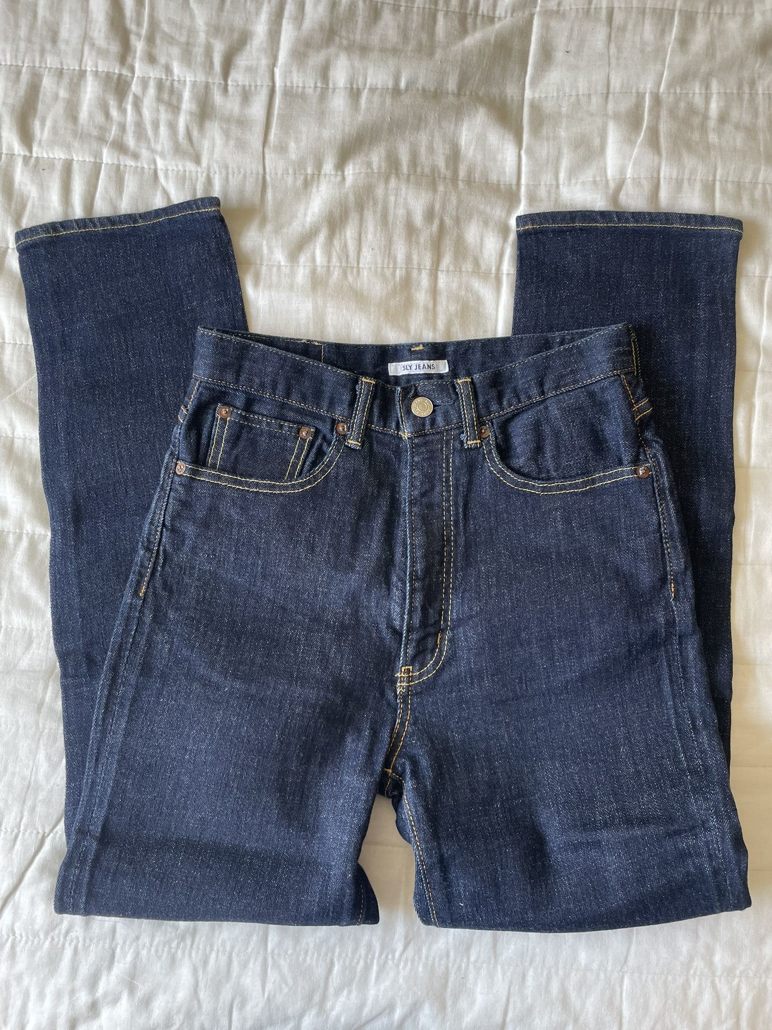 Other SLY Japan High Waist Straight Jeans Size 25" / US 0 / IT 36 - 1 Thumbnail