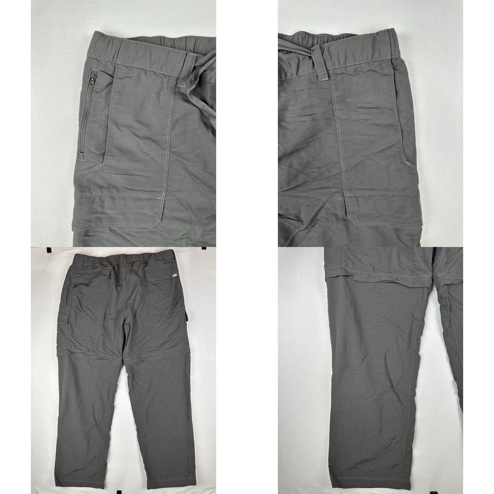 The North Face The North Face Mens Cargo Pants XXL Dark Gray Belted Hiking Convertible Outdoor Walking Adventure Size US 39 - 9 Thumbnail
