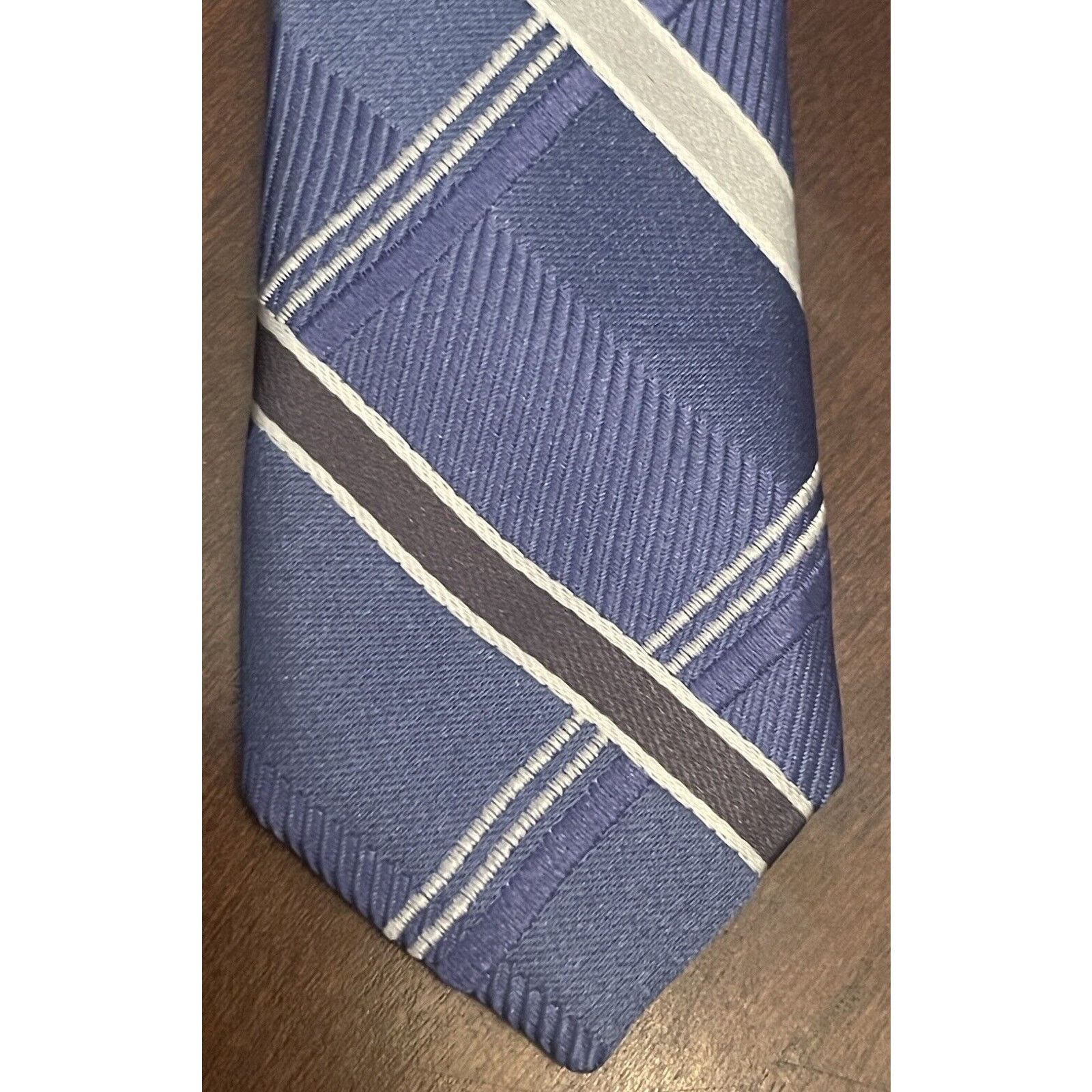 Michael Kors Michael Michael Kors Blue Gray 100% Silk Made In China Size ONE SIZE - 6 Thumbnail