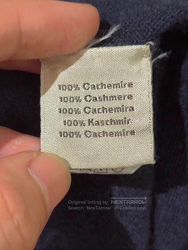 Hermes Hermes Geometric logo, cashmere knitted long-sleeved pullo Size US XS / EU 42 / 0 - 6 Thumbnail