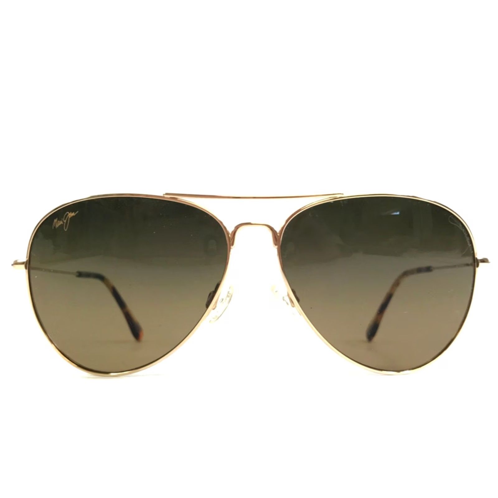 Maui Jim Maui Jim Sunglasses Mavericks MJ-264-16 Gold Aviator Polarized Lenses Men Size ONE SIZE - 2 Thumbnail