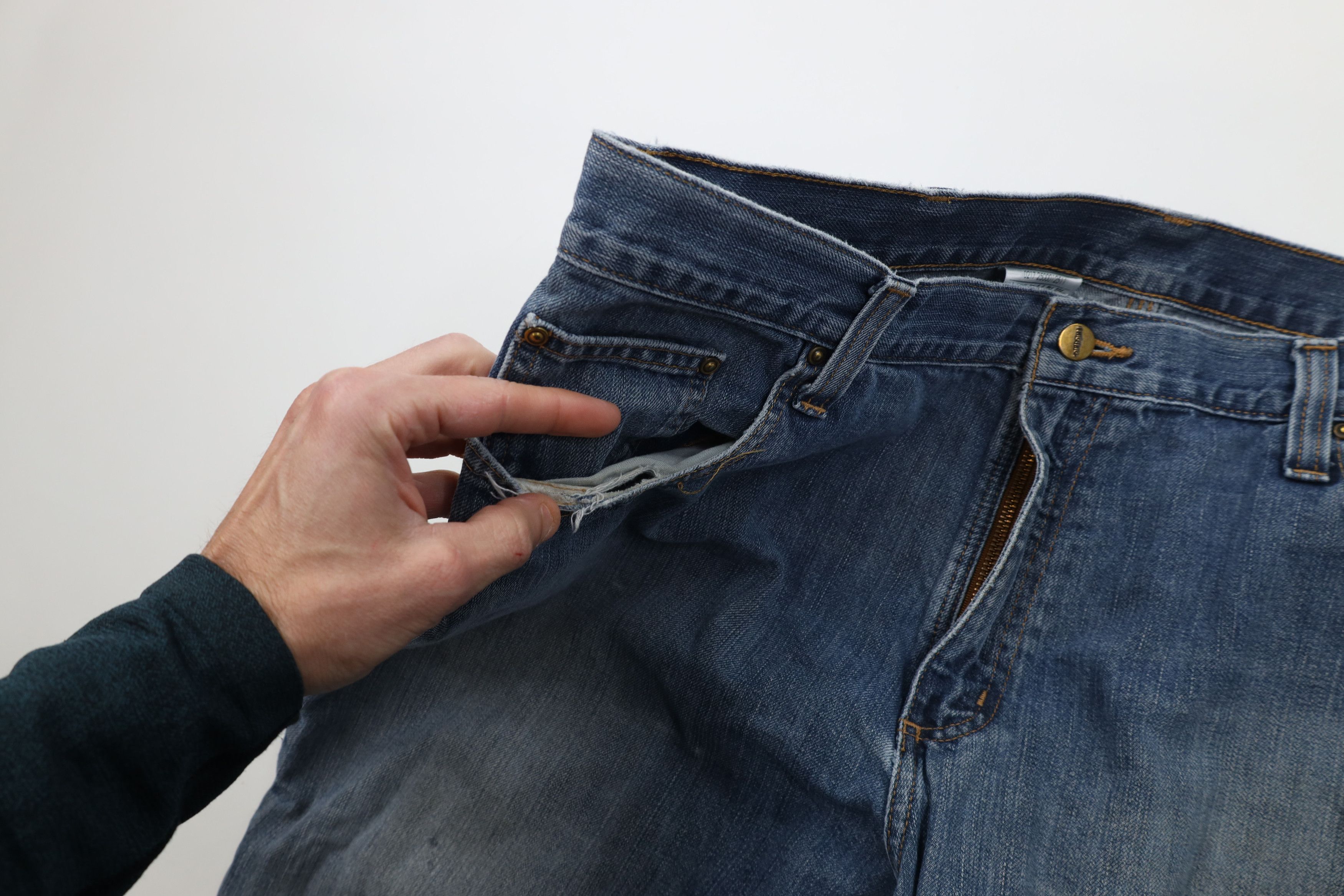 Carhartt Vintage Y2K Carhartt Relaxed Fit Wide Leg Denim Jeans Blue Size US 40 / EU 56 - 9 Thumbnail