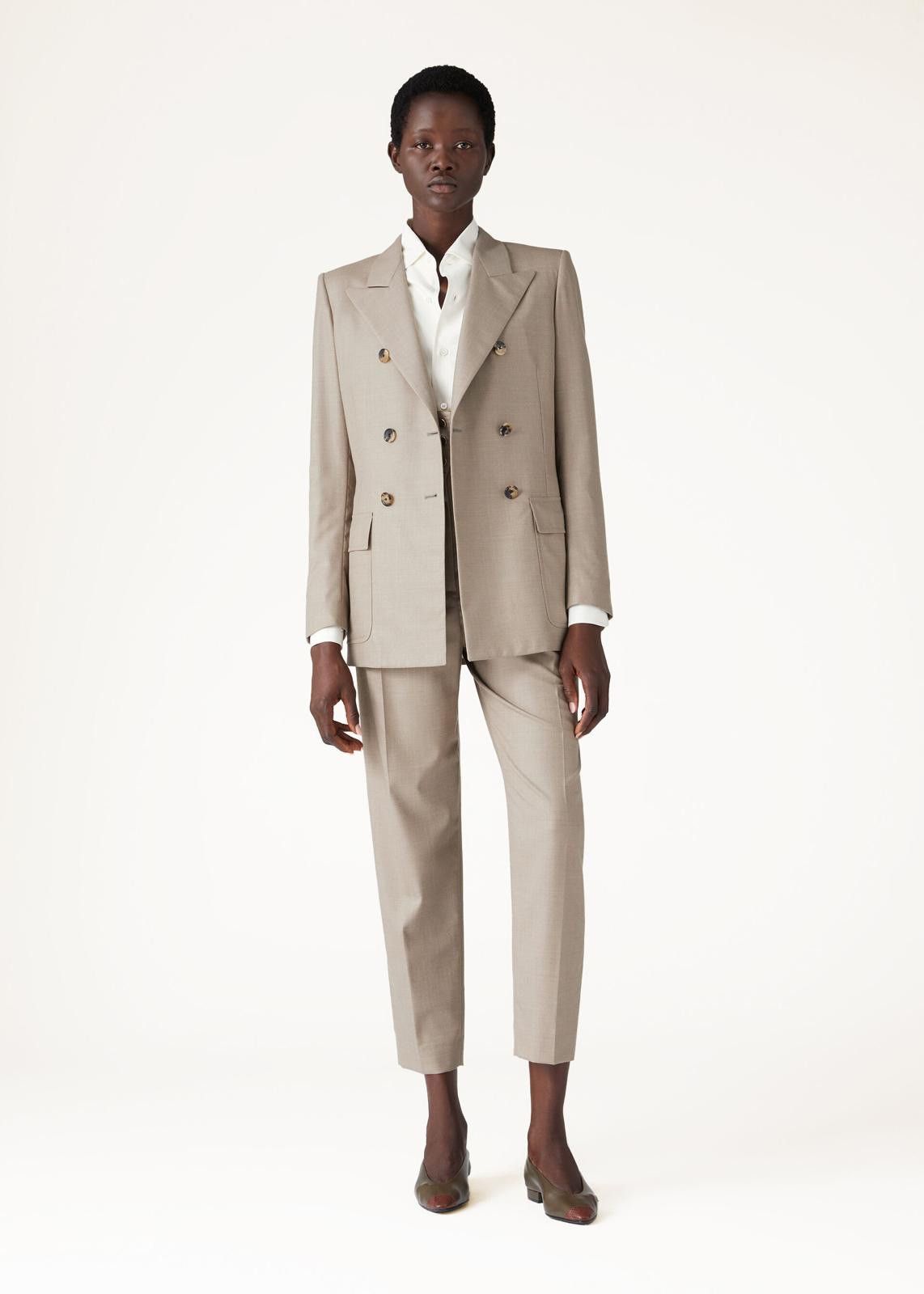 Loro Piana o1srvl11e0125 FAN6953 Ananda Jacket in Beige Size M / US 6-8 / IT 42-44 - 6 Thumbnail
