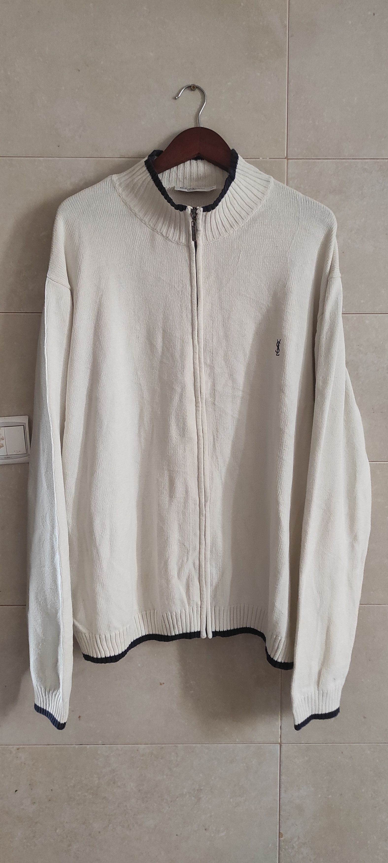 Yves Saint Laurent Yves Saint Laurent Sweater Knit Full Zip YSL Size XXL Size US XXL / EU 58 / 5 - 3 Thumbnail