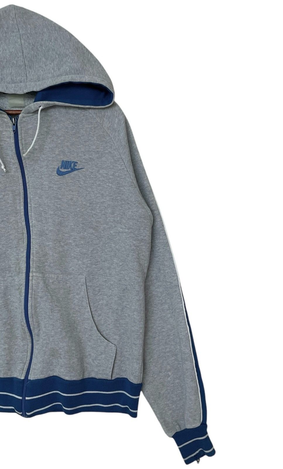 Nike × Vintage Vintage Brand Nike Blue Tag Hoodies 1990s Size US M / EU 48-50 / 2 - 6 Thumbnail