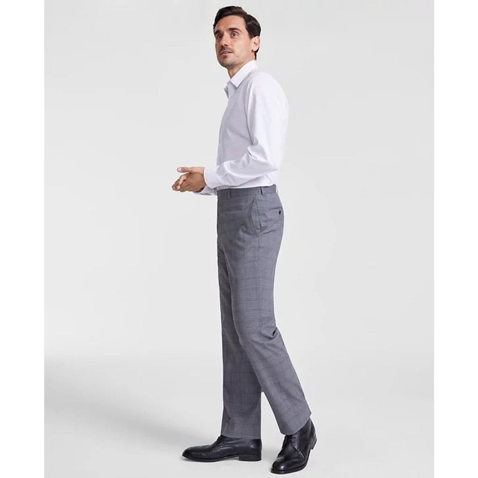 Michael Kors Michael Kors Men's Plaid Classic Fit Dress Pants 40W 32L Size US 40 / EU 56 - 4 Thumbnail