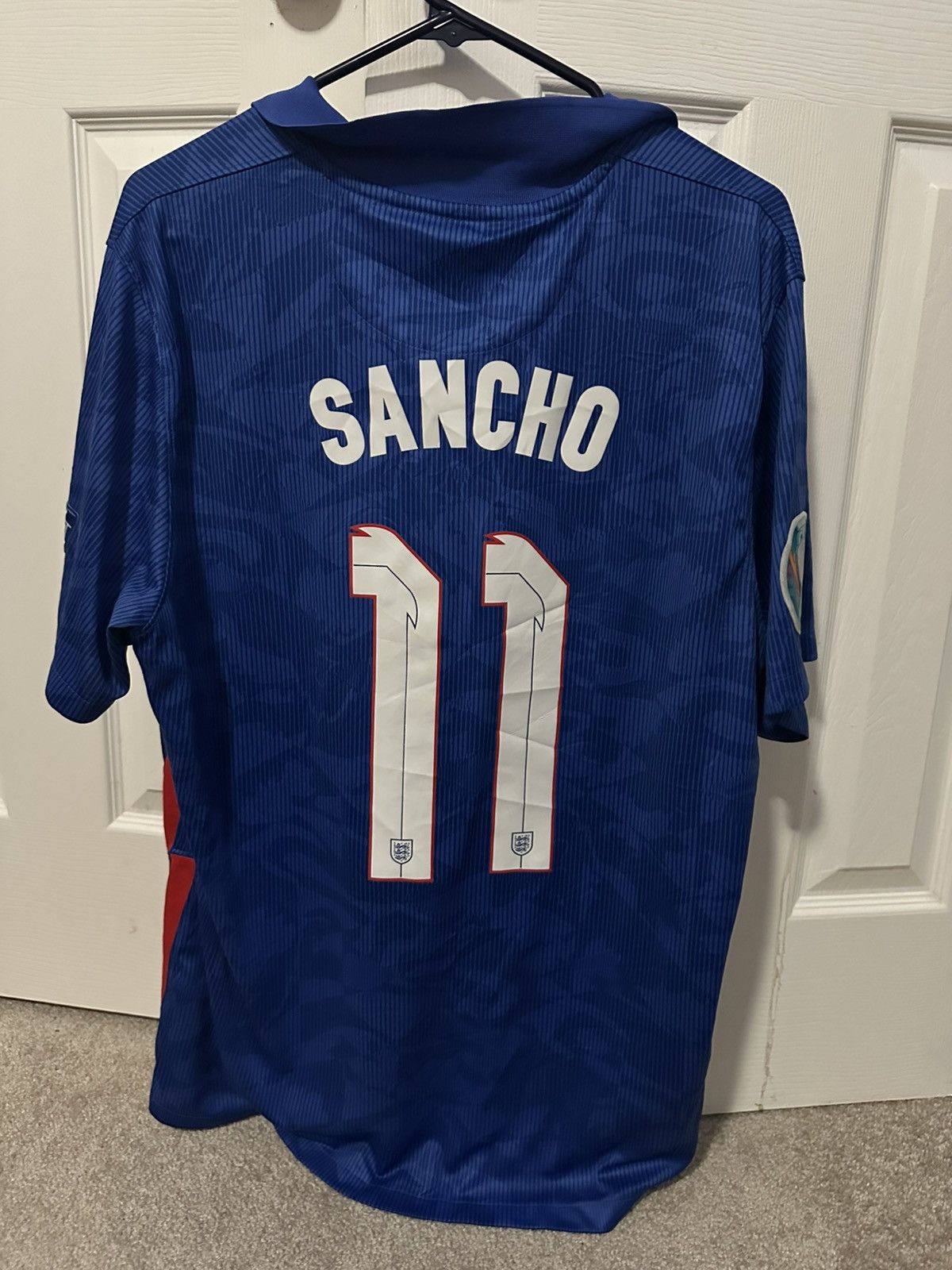 Nike Nike England Jadon Sancho 20/21 Home Kit Size US XL / EU 56 / 4 - 2 Thumbnail