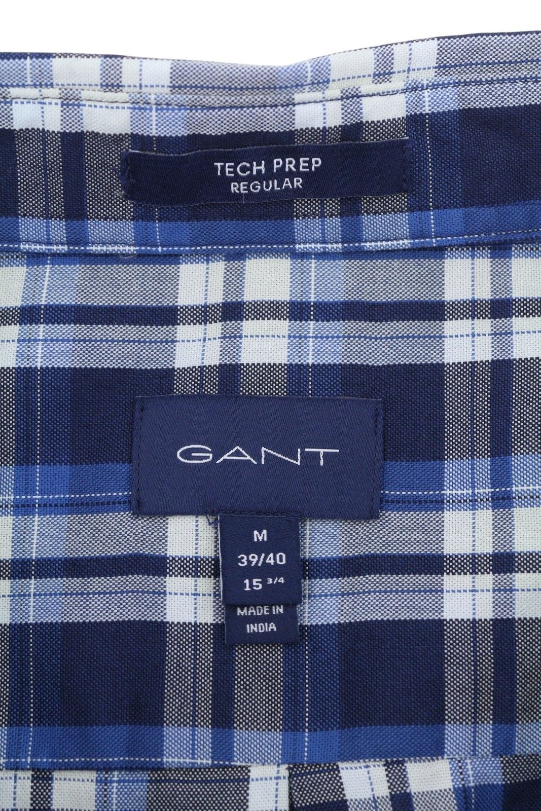 Gant TECH PREP OXFORD CHECK M Blue Button-Down Shirt 87488 Size US M / EU 48-50 / 2 - 12 Thumbnail