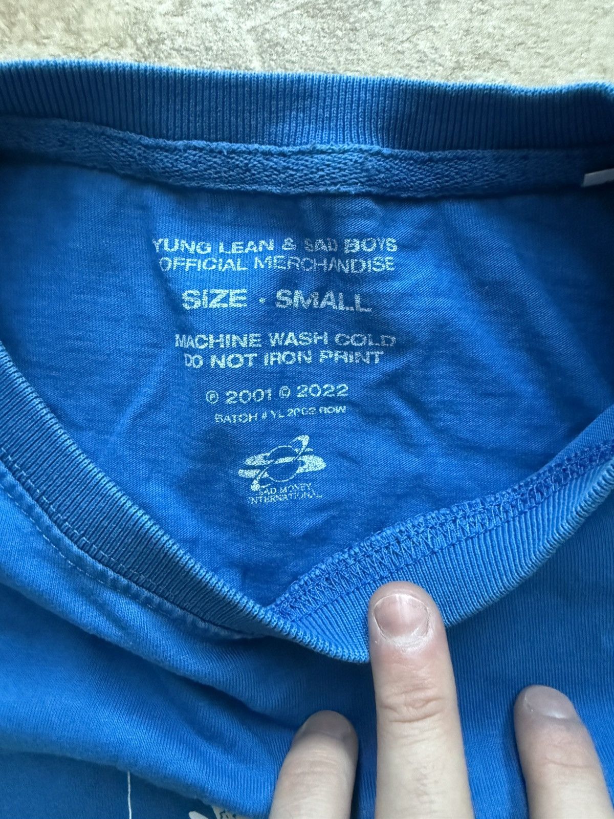 Yung Lean official merch Sadboys yung lean unknown memory 2022 tee Size US XS / EU 42 / 0 - 5 Thumbnail