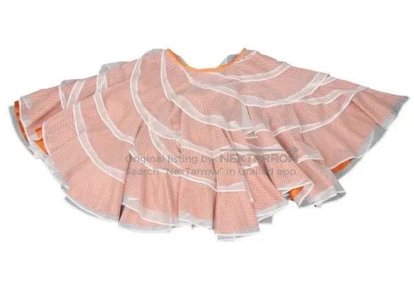 Junya Watanabe Junya Watanabe size XS Orange vintage wave design sense ha Size 22" - 2 Thumbnail