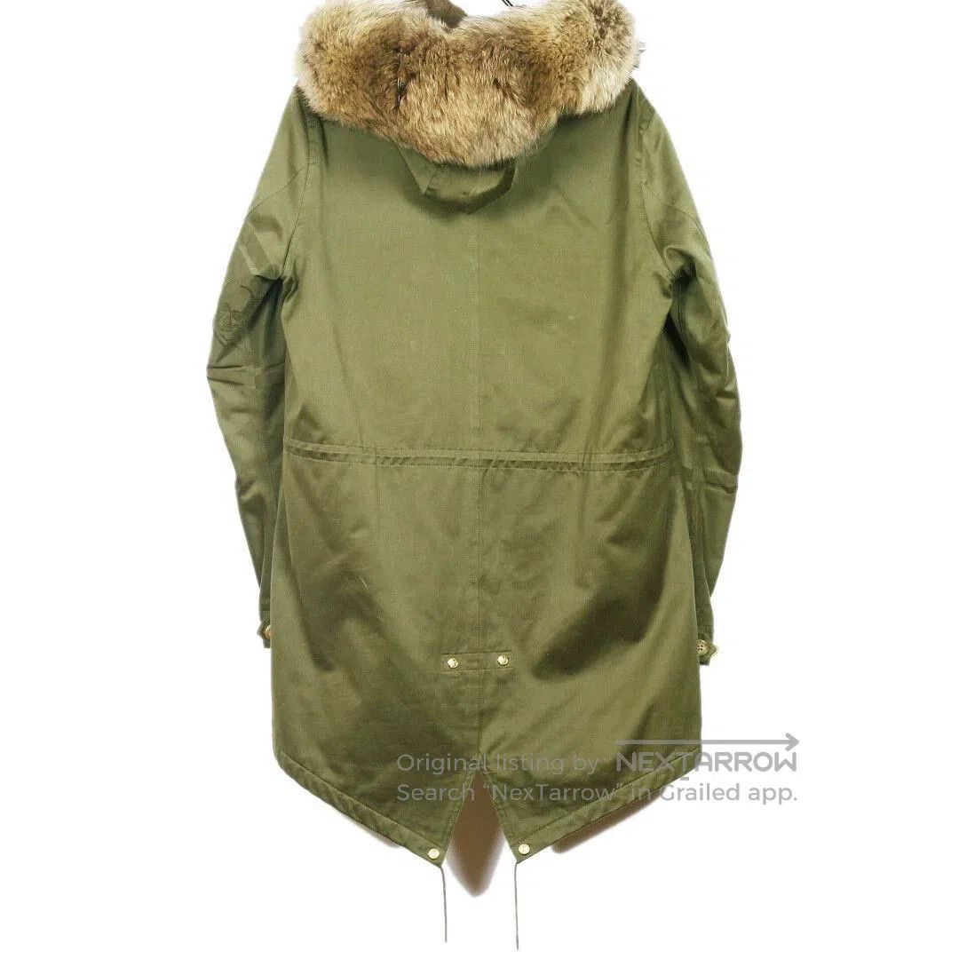 Mastermind Japan Green Hooded Parka Coat with Fur Trim. Size US M / EU 48-50 / 2 - 1 Thumbnail