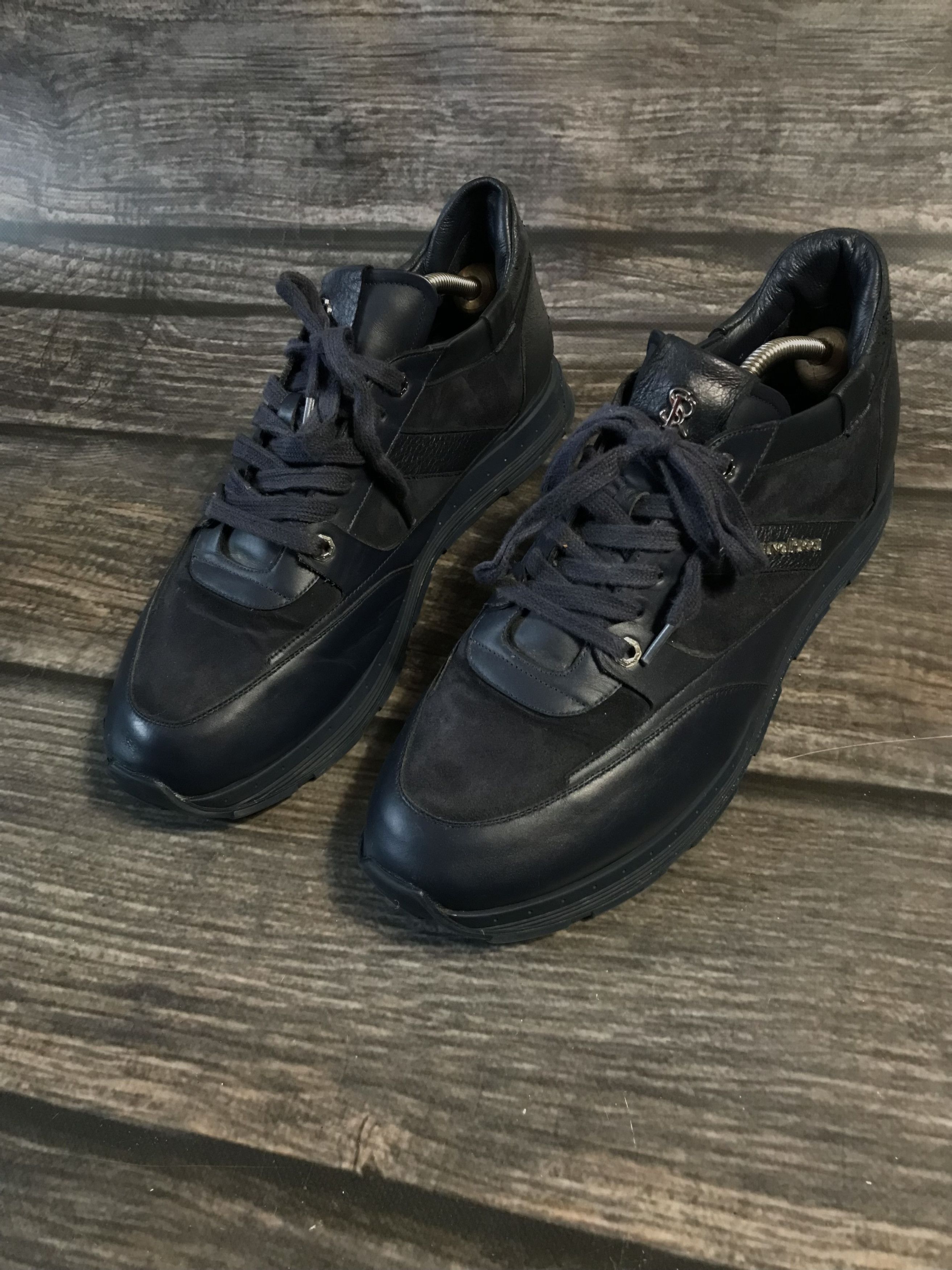 Stefano Ricci Stefano Ricci Leather Trainers Sneakers Size US 11.5 / EU 44-45 - 1 Thumbnail