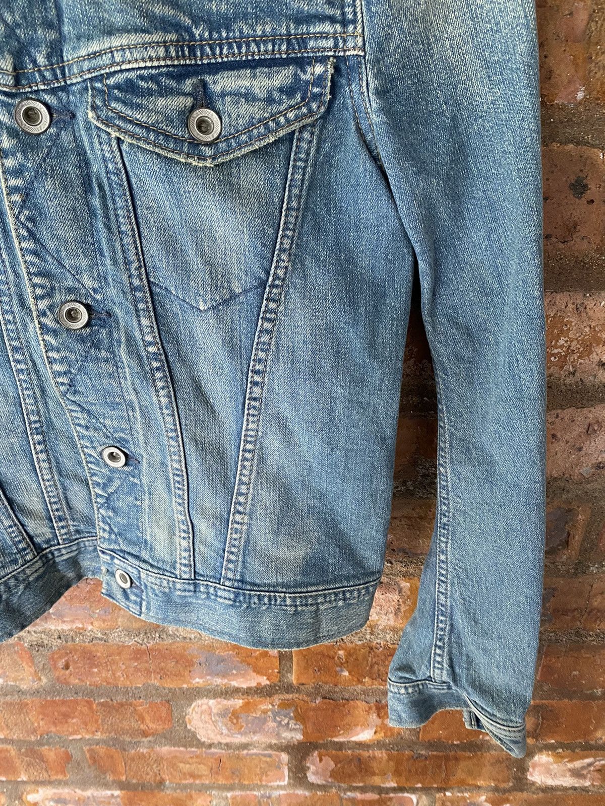 GOA 2000s GOA stone wash V denim Jacket Size US S / EU 44-46 / 1 - 7 Thumbnail