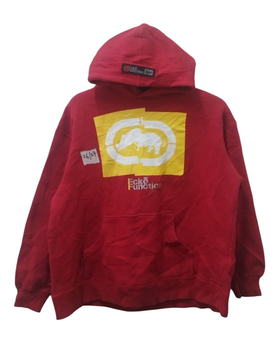 Ecko Unltd. Y2K Ecko Function Red Hoodie Hippie Baggy style Size US XL / EU 56 / 4 - 1 Thumbnail