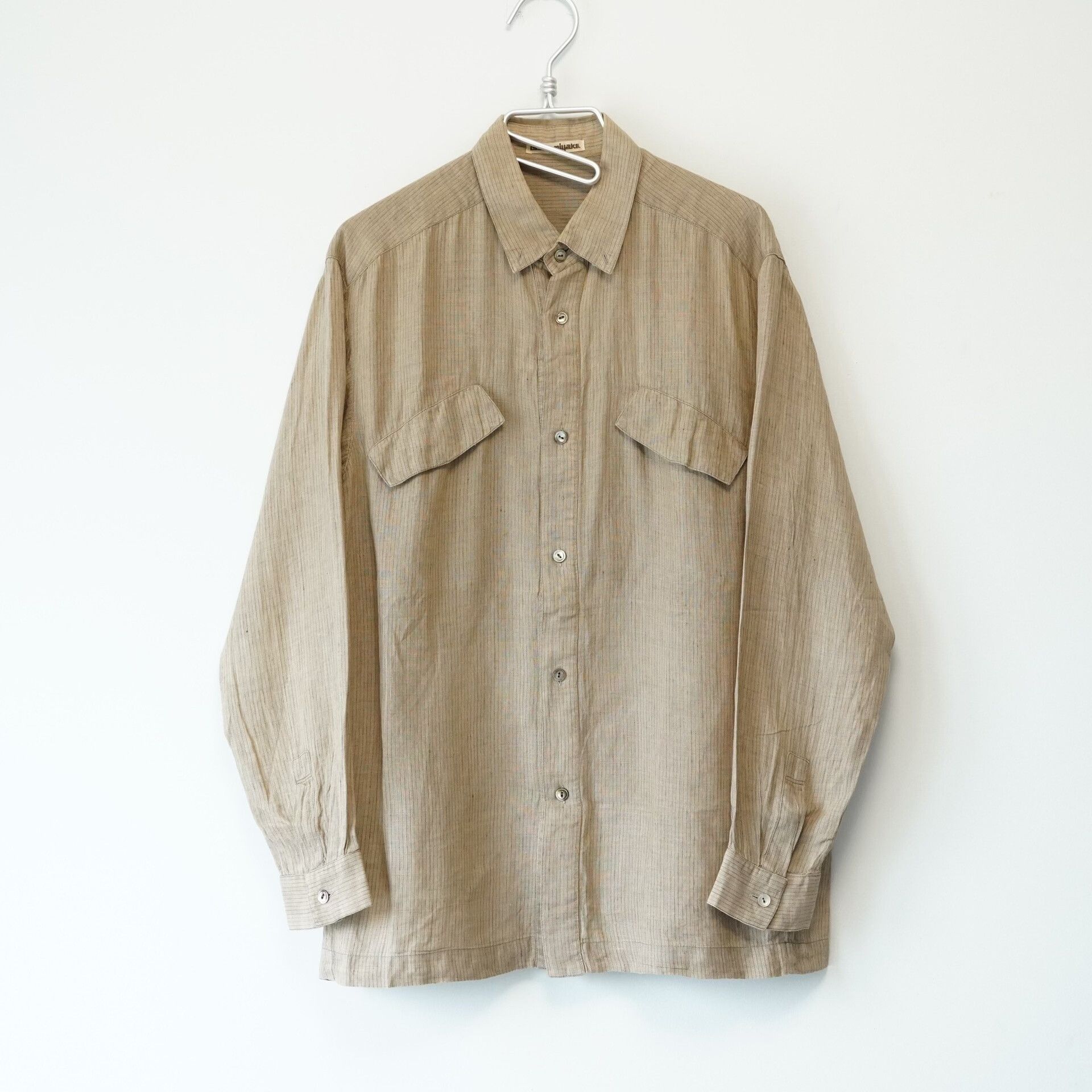 Issey Miyake Issey Miyake Linen Pocket Shirt Size US M / EU 48-50 / 2 - 1 Thumbnail