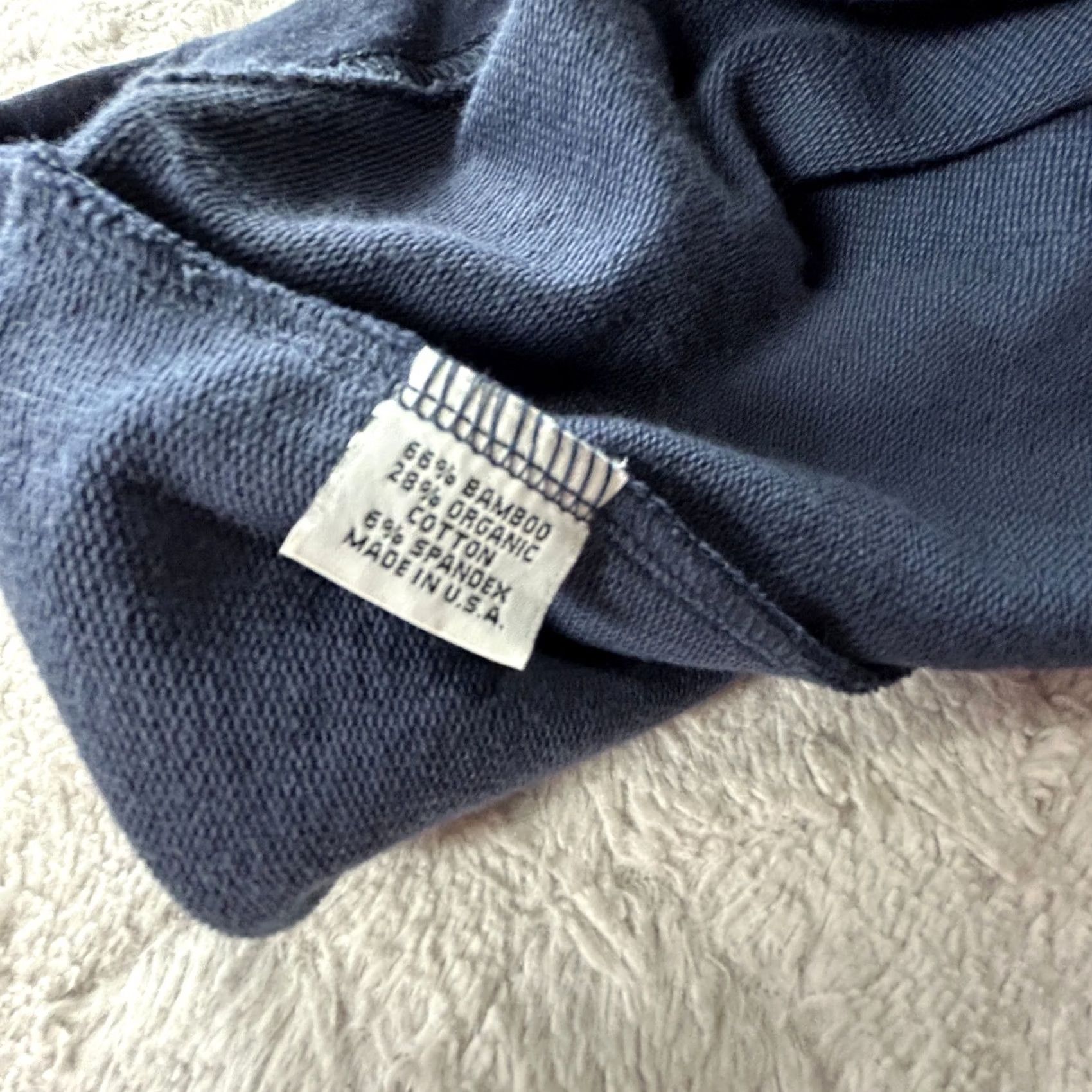 Vintage Bryn Walker Womens Bamboo Organic Cotton V-neck Tunic Top XS Blue Pockets Shirt Size XS / US 0-2 / IT 36-38 - 5 Thumbnail