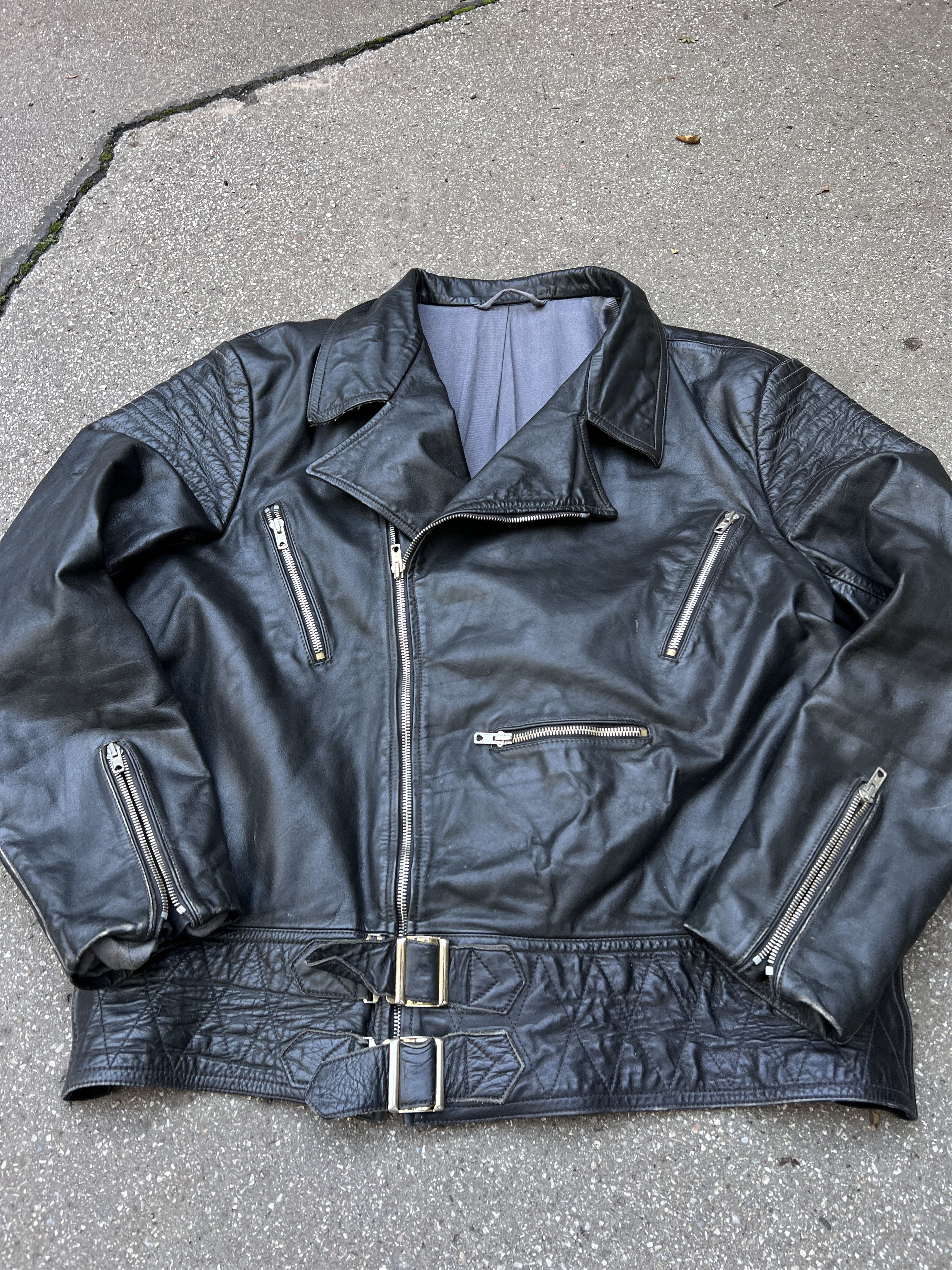 Hysteric Glamour Vintage leather jacket rick owens balenciaga LGB style y2k Size US L / EU 52-54 / 3 - 4 Thumbnail