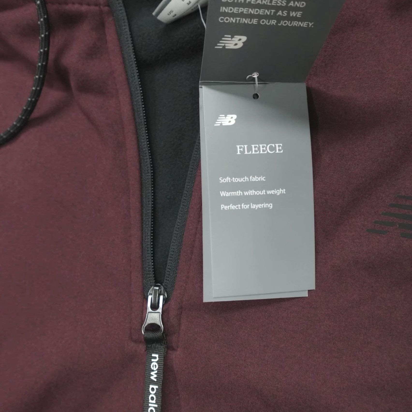 New Balance New Balance Hoodie 1/4 Zip Fleece Lined Men's Size M Burgundy Soft-Touch Warmth Shirt Pullover Zip Hooded Clothing Fitness Sports Mens Size US M / EU 48-50 / 2 - 4 Thumbnail
