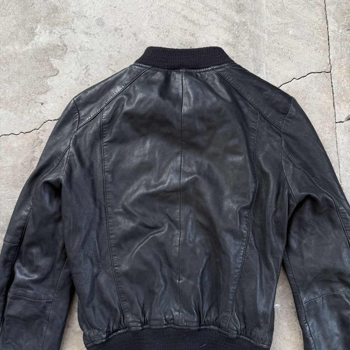 MDK MDK Sheep Leather Bomber Jacket Size XS / US 0-2 / IT 36-38 - 4 Thumbnail