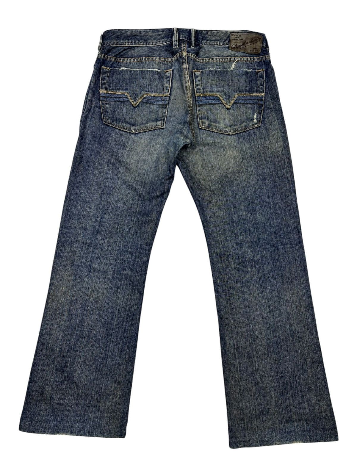Diesel DIESEL INDUSTRY BAGGY JEANS DISTRESSED DENIM Size US 34 / EU 50 - 9 Thumbnail