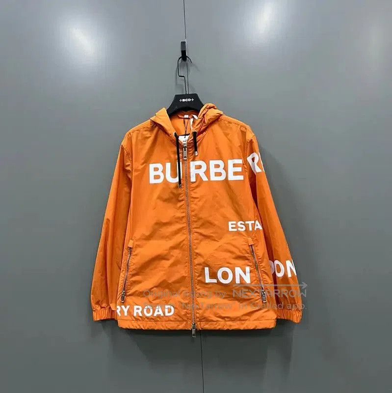 Burberry Burberry Men's Orange Spring Autumn Jacket. Size US M / EU 48-50 / 2 - 1 Thumbnail