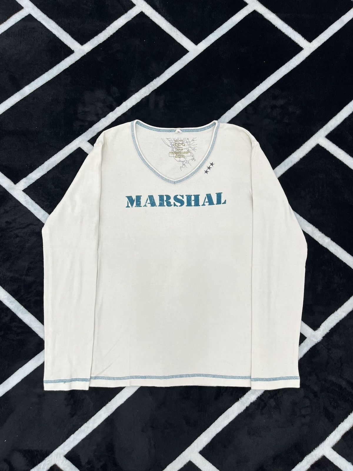Japanese Brand 2000s Japanese Archive Marshall Longsleeve Top Y2K Size US M / EU 48-50 / 2 - 1 Thumbnail