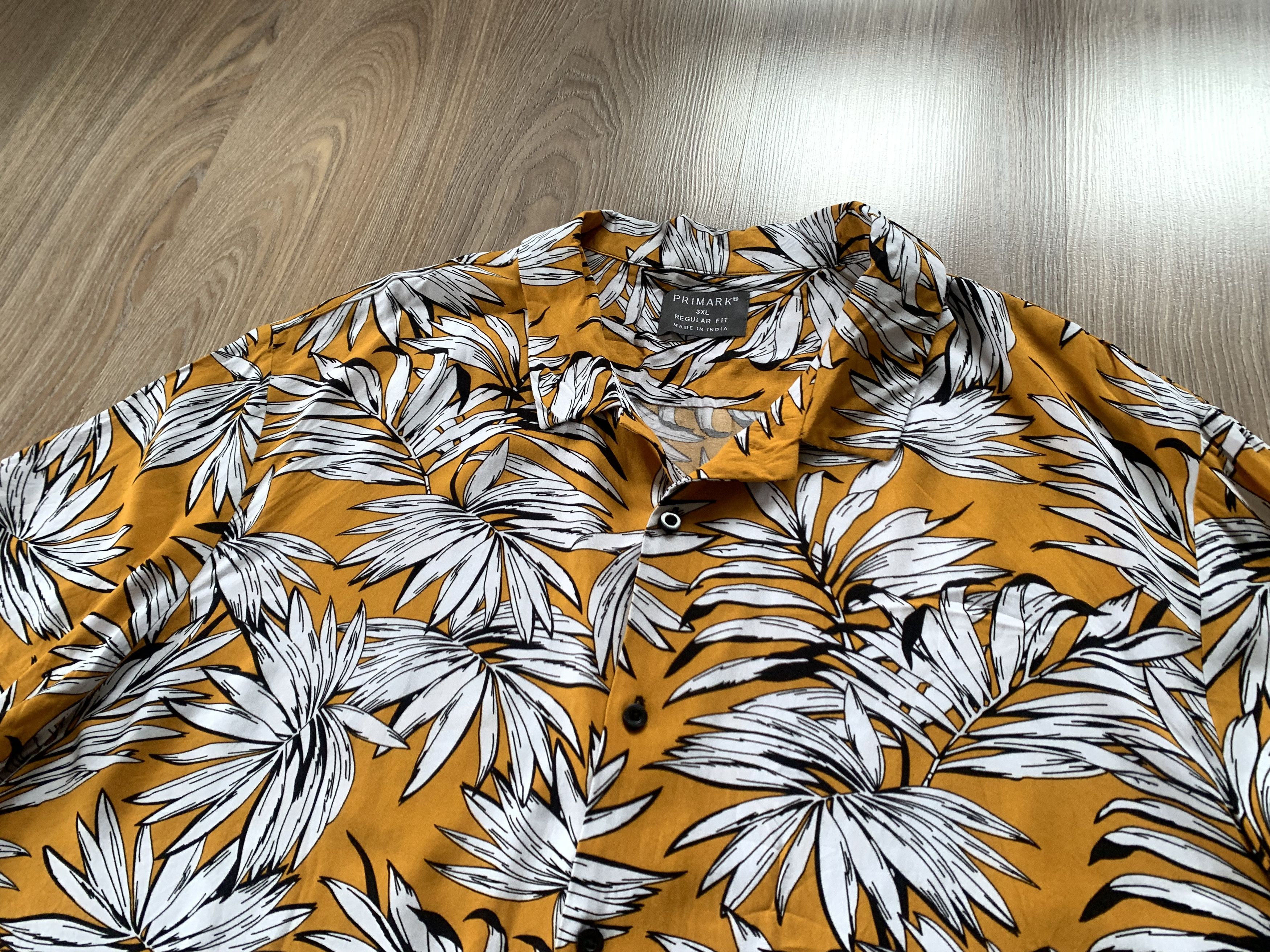 Primark Primark Regular Fit Printed Hawaiian Shirt Size US XXL / EU 58 / 5 - 4 Thumbnail