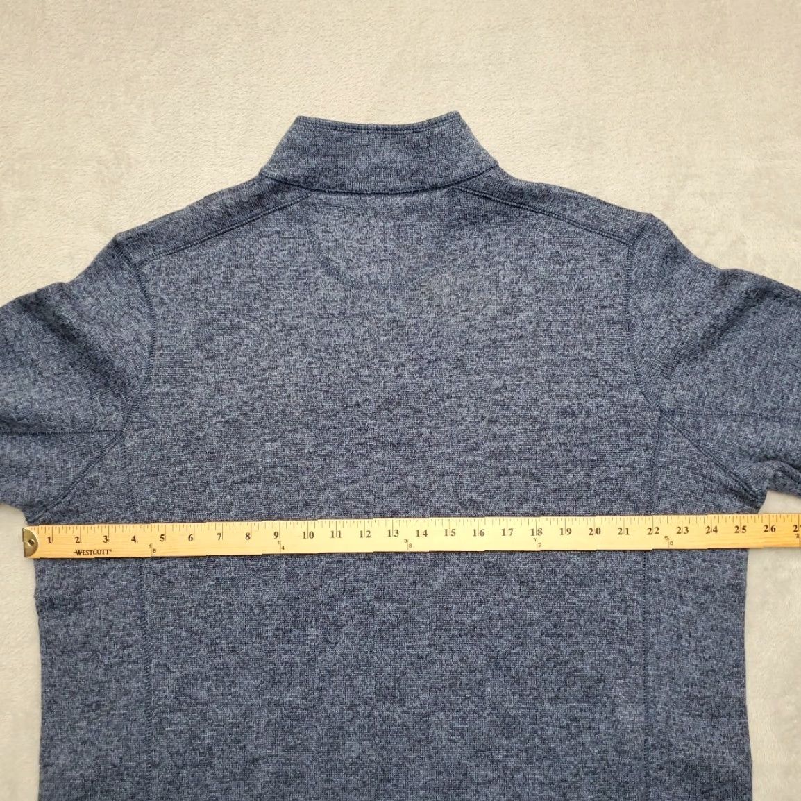 Vintage VINTAGE Woolrich Sweater Mens XL Blue Heather 1/4 Snap T Pullover Casual Gorp Logo Mock Neck All Seasons Size US XL / EU 56 / 4 - 8 Thumbnail