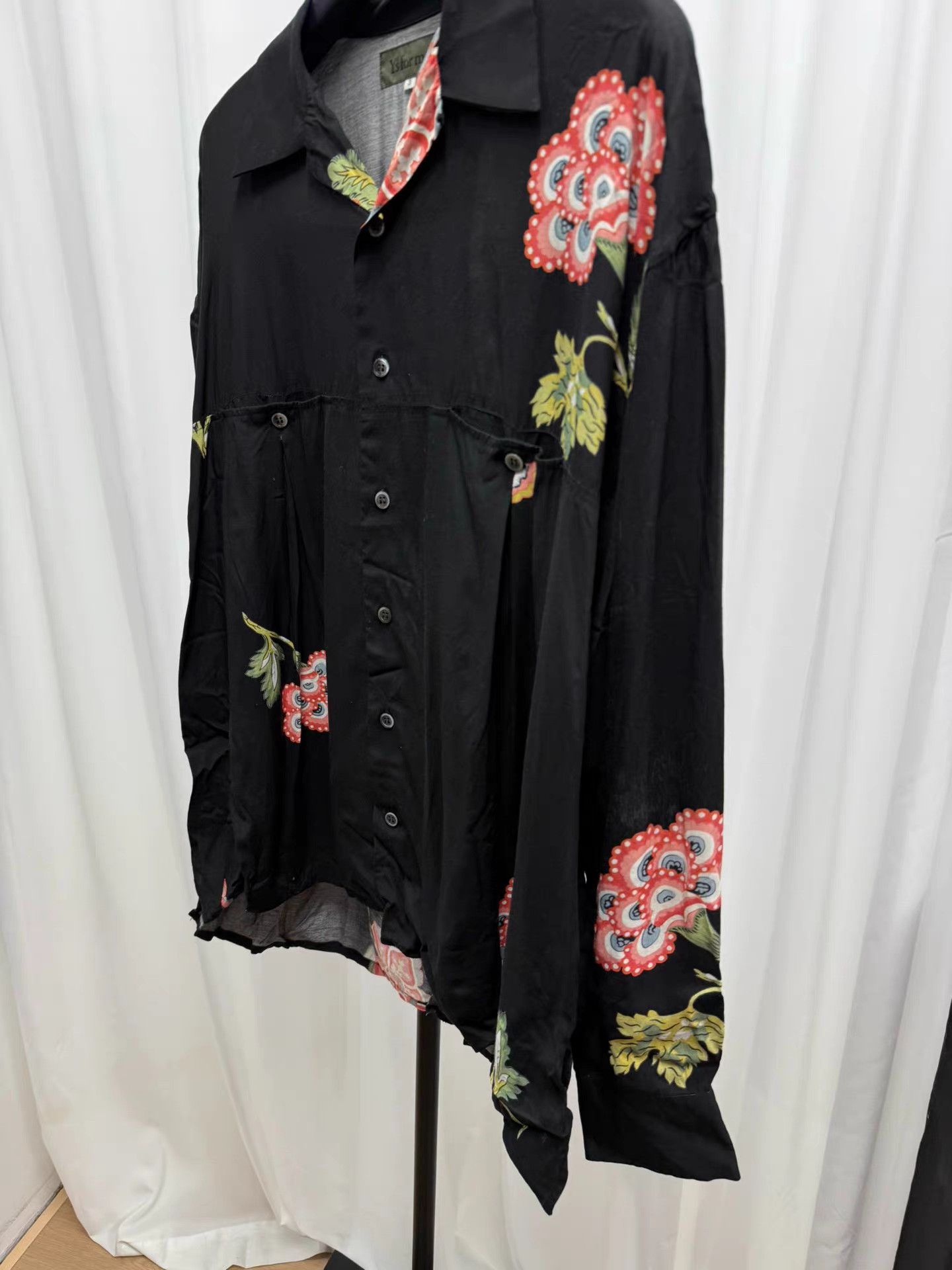 Yohji Yamamoto yohji yamamoto y's for men Flower Core Loose Shirt K20 Size US L / EU 52-54 / 3 - 4 Thumbnail