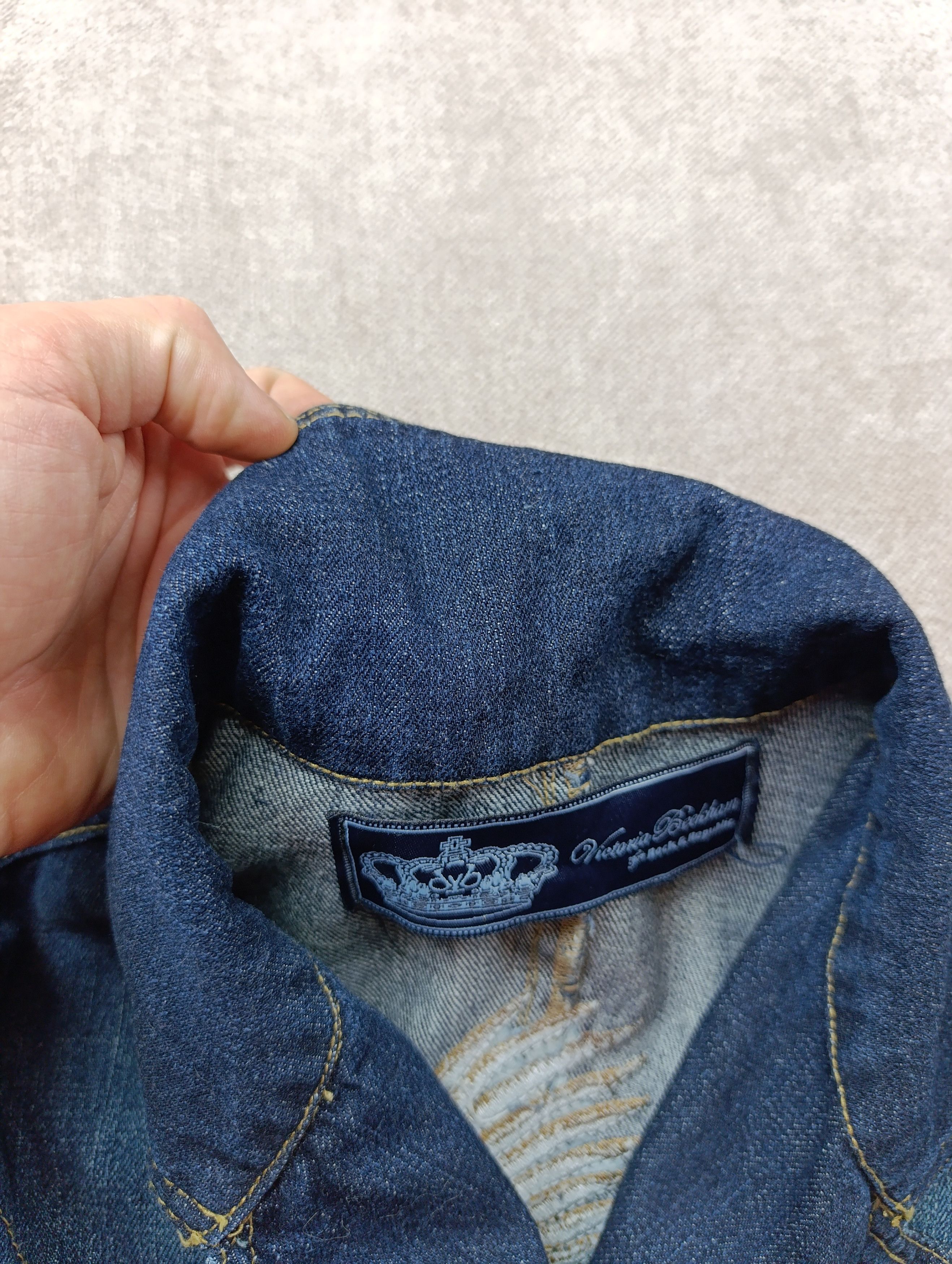Victoria Beckham VICTORIA BECKHAM FOR ROCK REPUBLIC DENIM JACKET BLAZER EAGLE Size S / US 4 / IT 40 - 10 Thumbnail