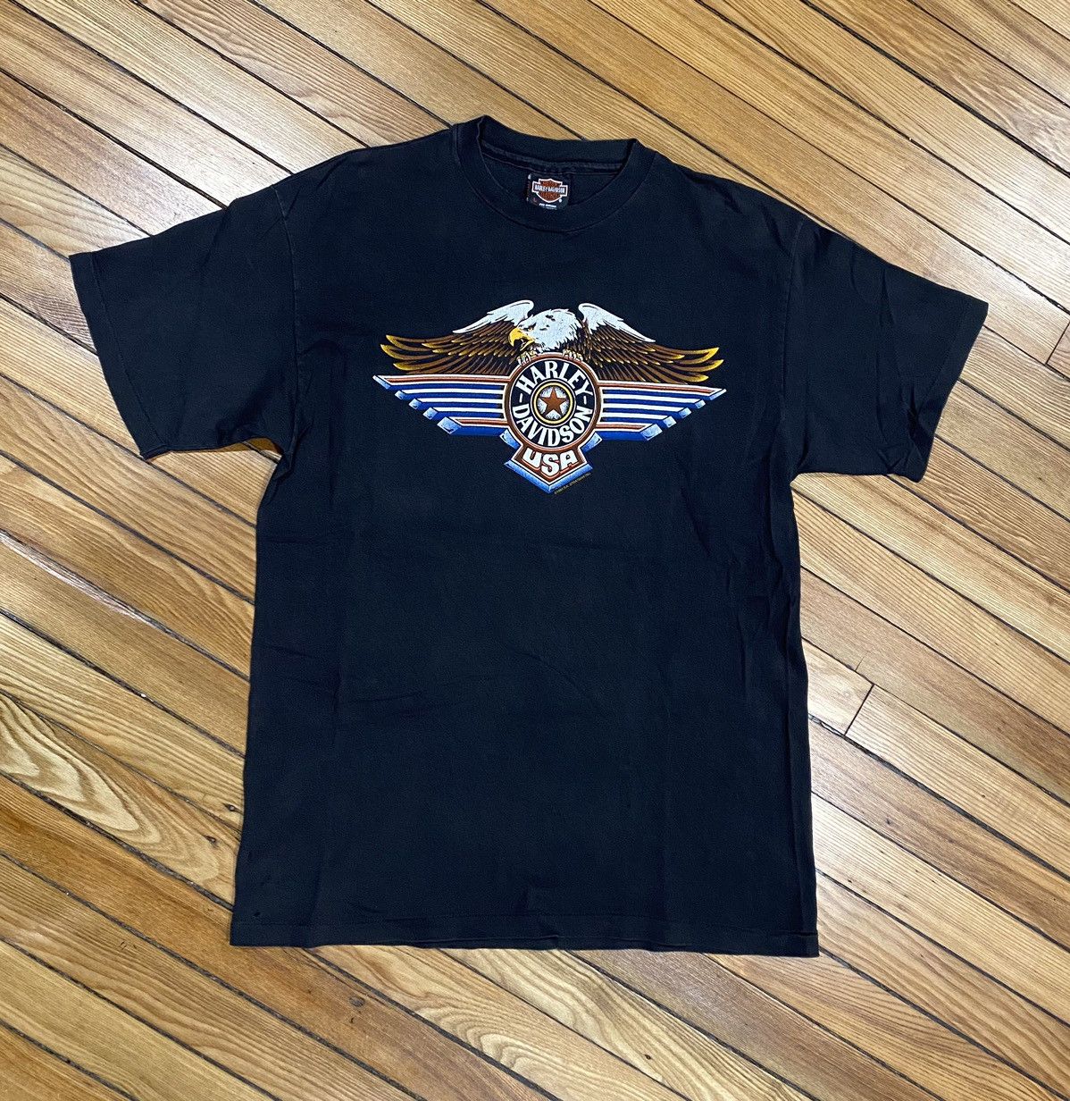 Harley Davidson × Vintage 1993 Harley Davidson New Orleans T L Size US L / EU 52-54 / 3 - 1 Thumbnail