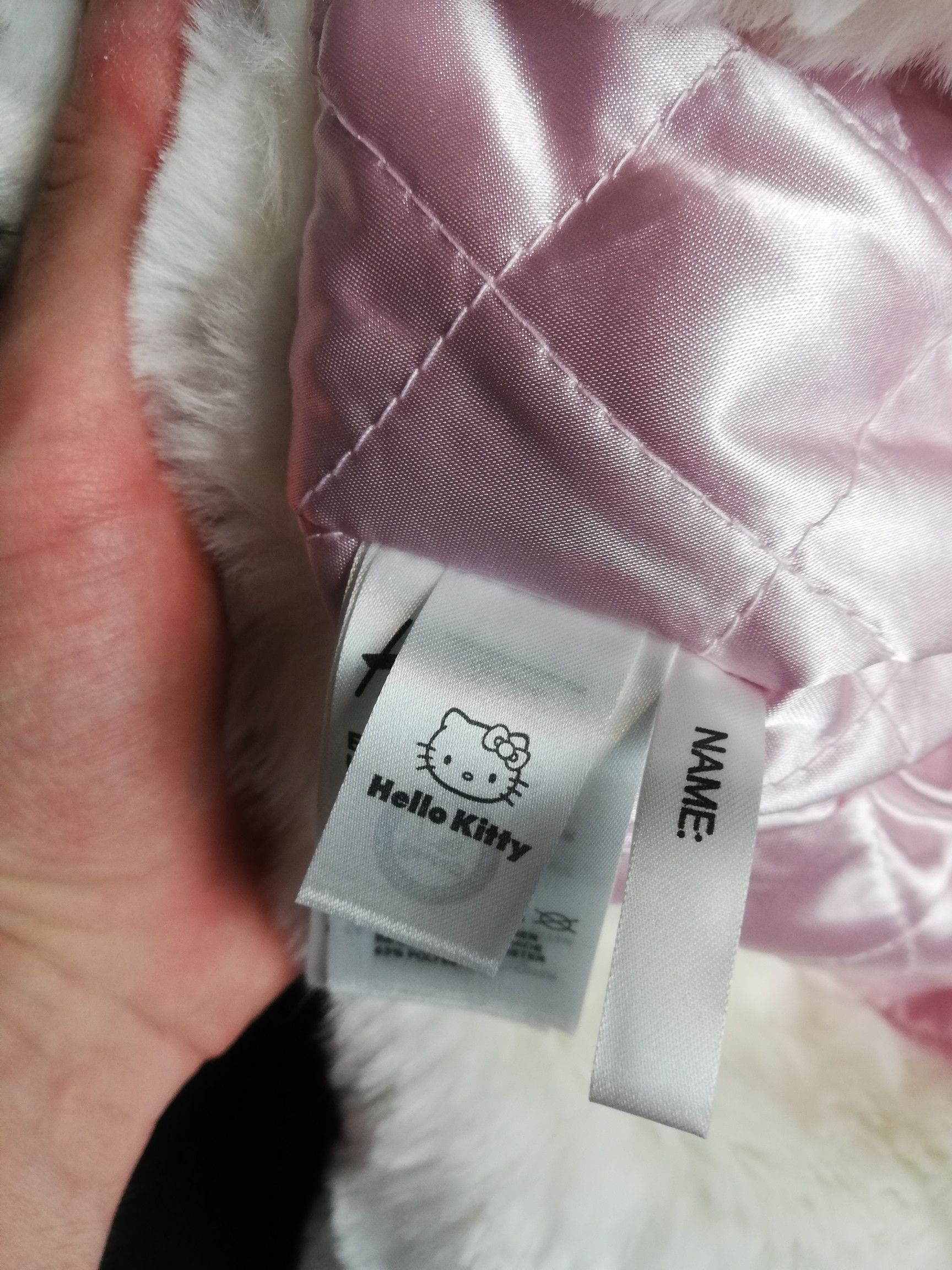 Anime Hello Kitty y2k Aviator Trapper Hat Faux Fur White Size ONE SIZE - 8 Thumbnail