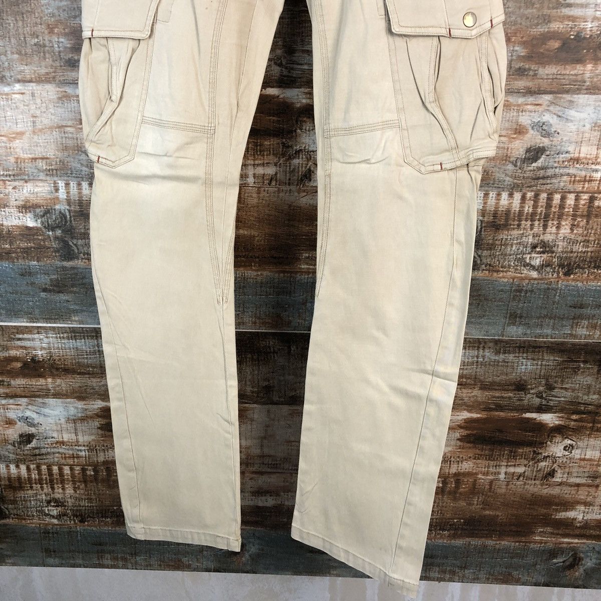 Schlussel DL Schlussel Brown Cargo Multipocket Pants #C215 Size US 31 - 6 Thumbnail