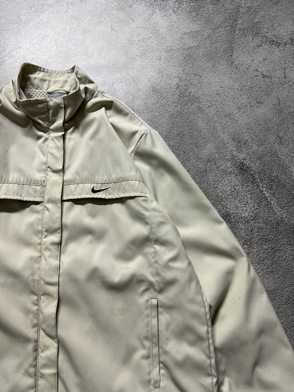 Nike × Vintage Vintage Y2k Nike 💛 Nylon Mini Swoosh Jacket 90’s Size S / US 4 / IT 40 - 7 Thumbnail
