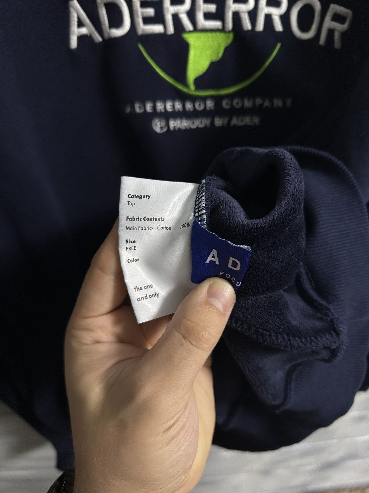 Ader Error Rare Sweatshirt Ader Error ADERERROR Company Parody Work Size US M / EU 48-50 / 2 - 8 Thumbnail