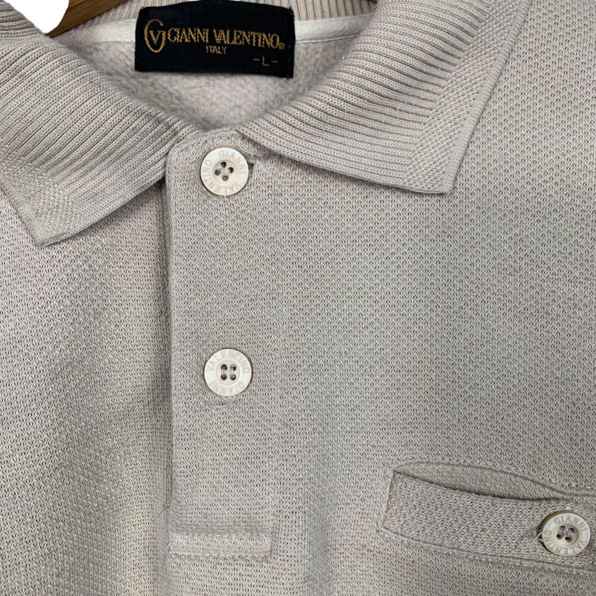 Gianni Valentino GIANNI VALENTINO Single Pocket Polo Sweatshirt #1685-C75 Size US L / EU 52-54 / 3 - 11 Thumbnail
