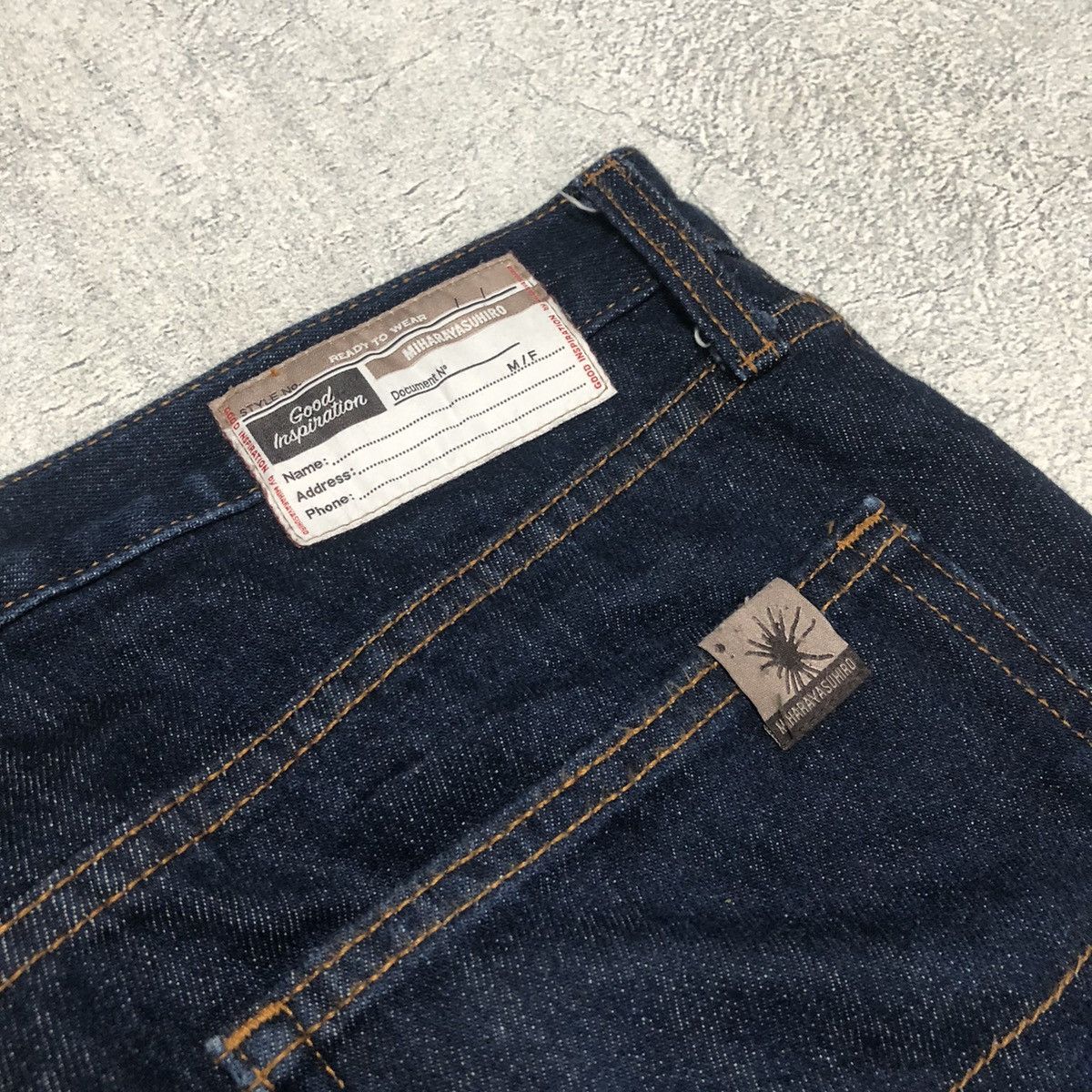 Maison MIHARA YASUHIRO Japanese Miharayasuhiro Jeans Pants Denim Indigo Size US 32 / EU 48 - 6 Thumbnail