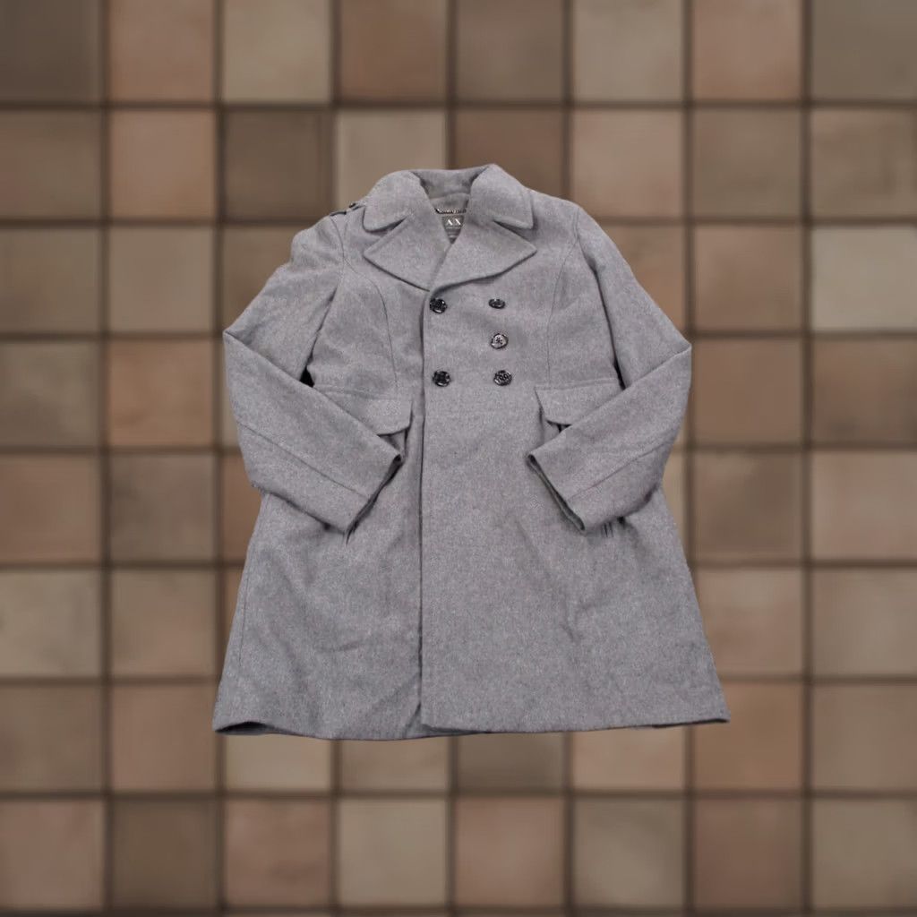 Armani Exchange Armani Exchange Jacket Women L Gray Wool Blend Heavy Preppy Coat Overcoat Sailor Jacket Women L Gray Wool Overcoat Armani Exchange Size L / US 10 / IT 46 - 1 Thumbnail